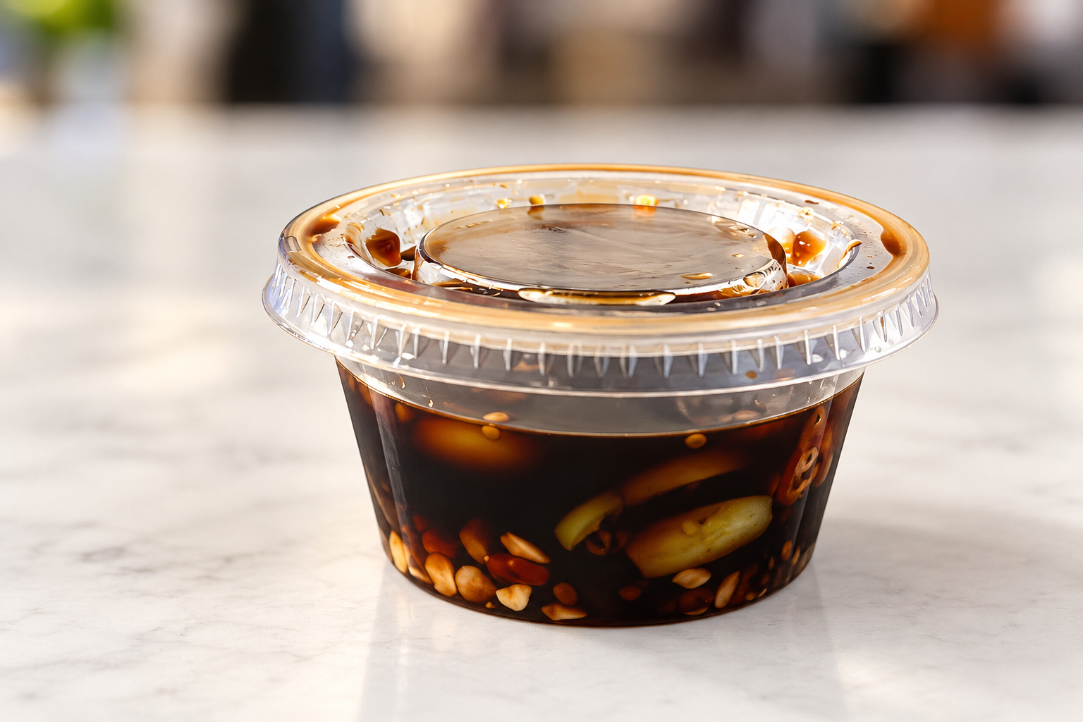 Soya con chiles